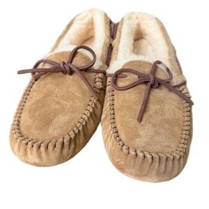 UGG Tan and Brown Slippers